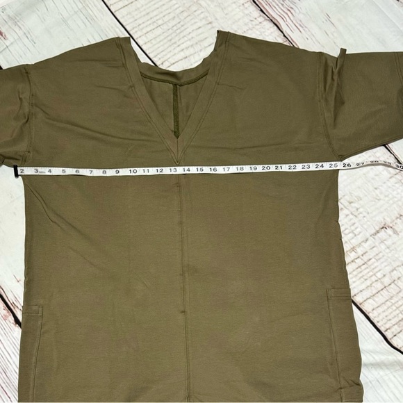 HOTSHOT TEE ONESIE Oversized Slouchy Fit Woman’s Jumpsuit in Green Medium NWT - Picture 4 of 12